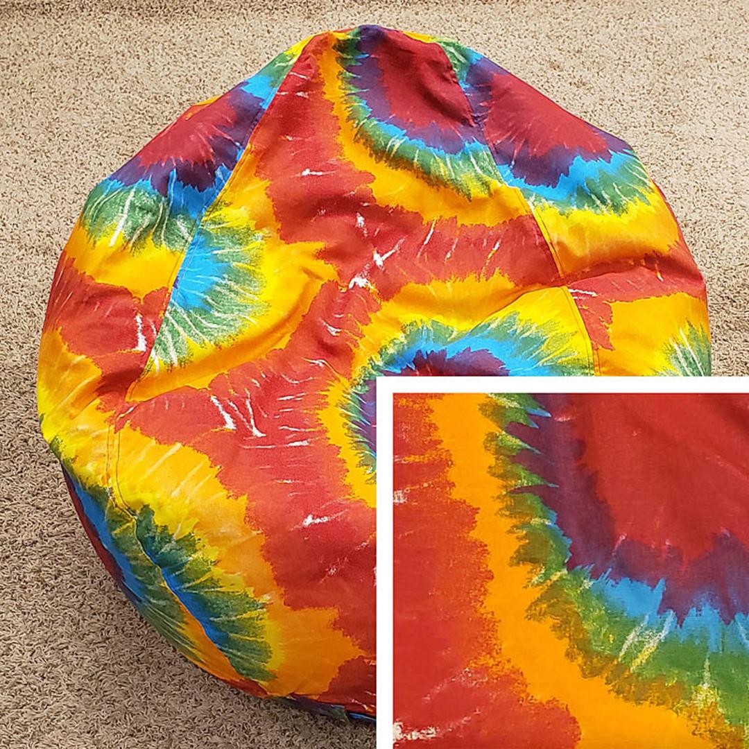 Tie dye bean on sale bag